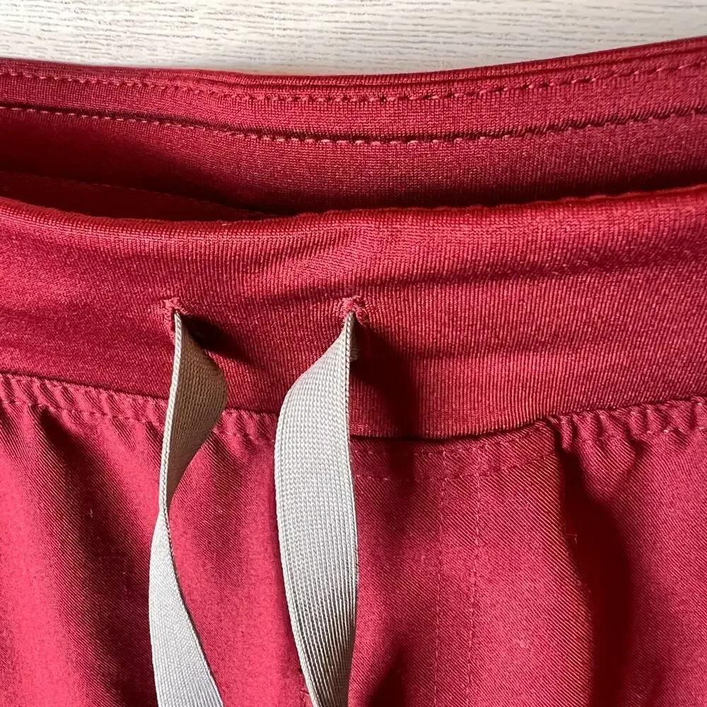 Figs Scrub Pants Mens Size XXL/T Burgundy T-21004T Heavy Duty Waistband Medical
